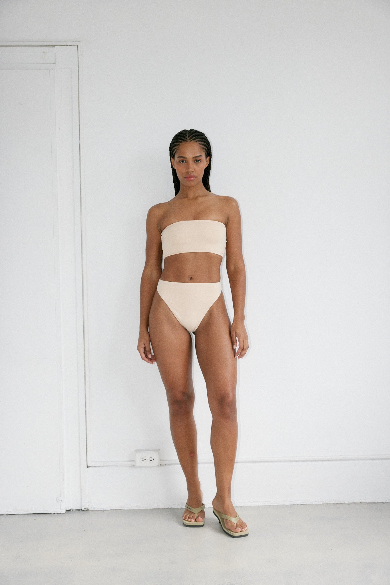 BR X BOHEME HIGH WAIST BOTTOM - PEARL