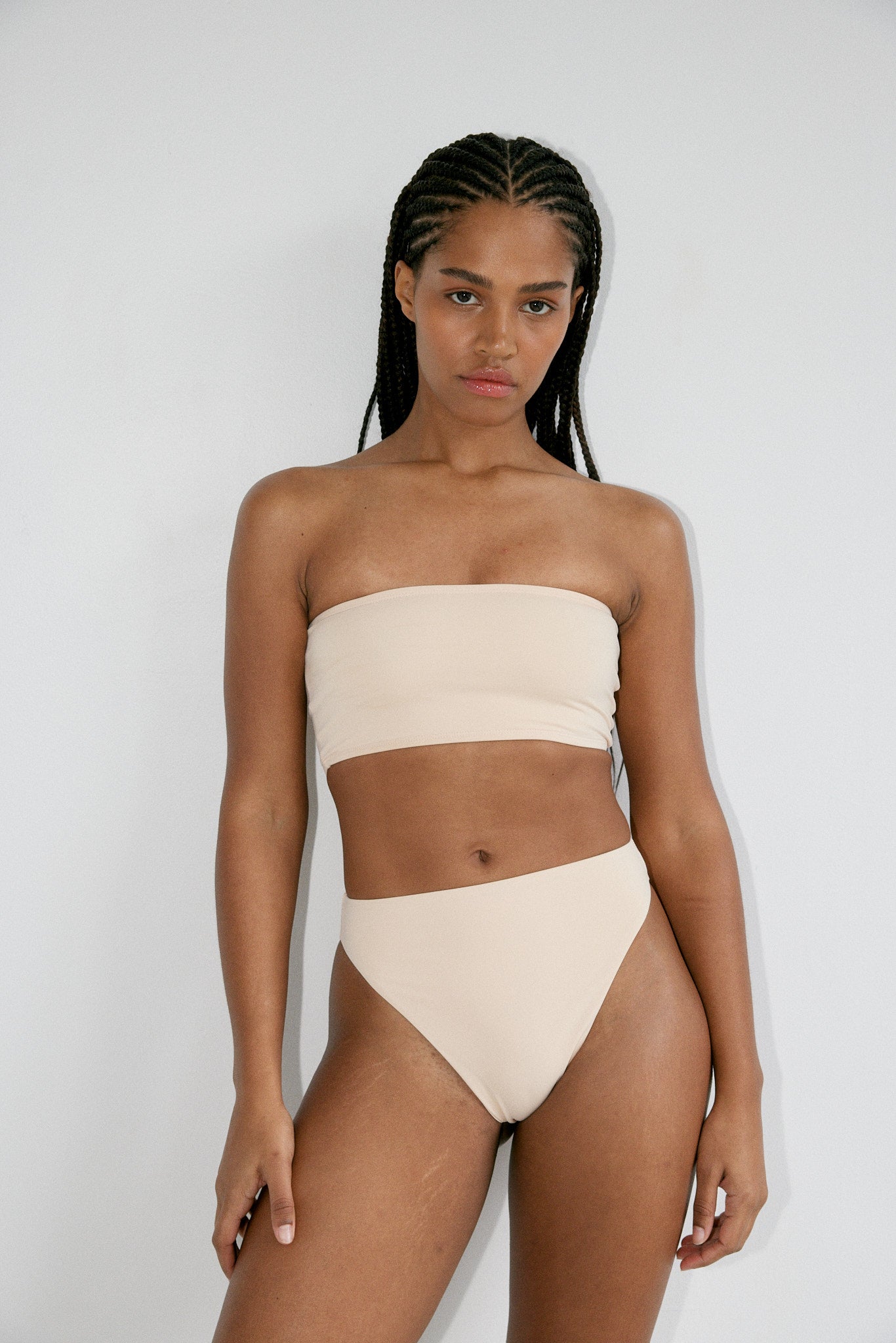 BR X BOHEME HIGH WAIST BOTTOM - PEARL