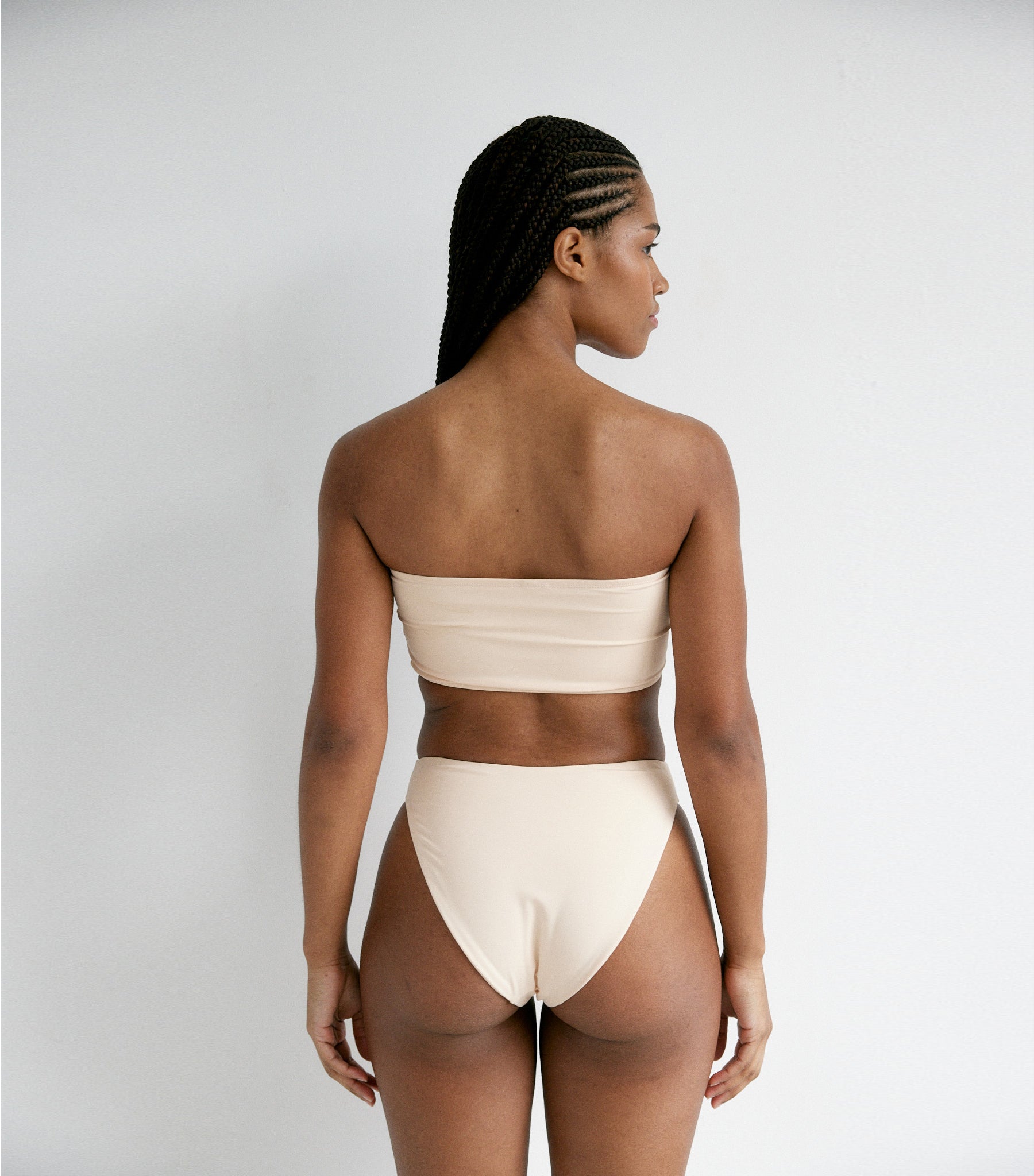 BR X BOHEME HIGH WAIST BOTTOM - PEARL