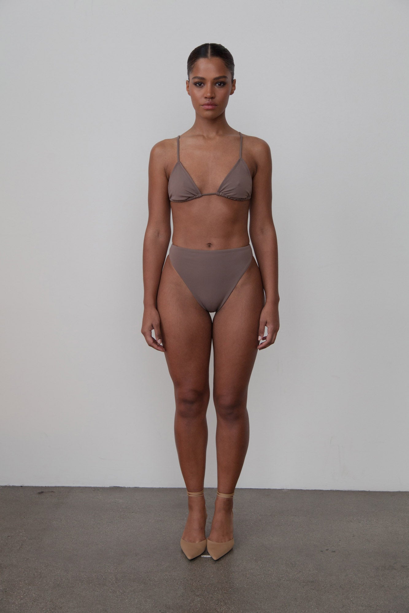 BR X BOHEME HIGH WAIST BOTTOM - TAN