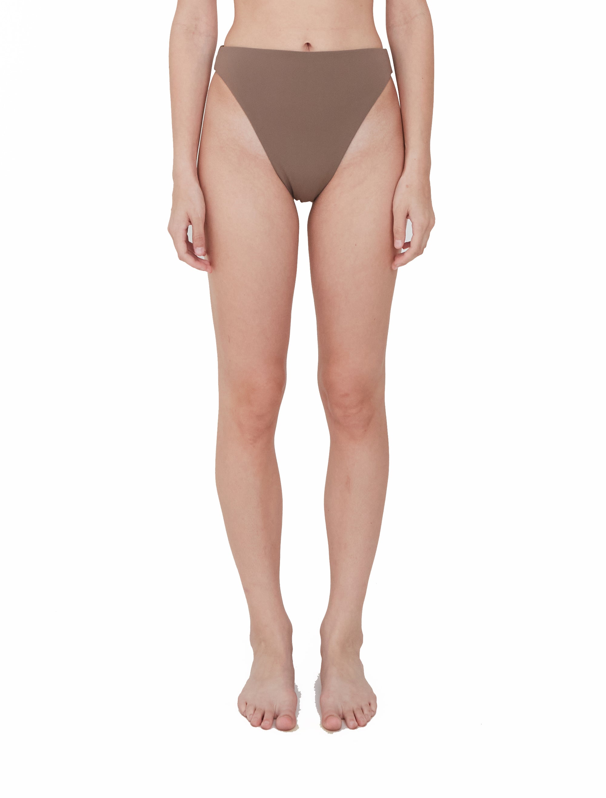 BR X BOHEME HIGH WAIST BOTTOM - TAN STRIPE